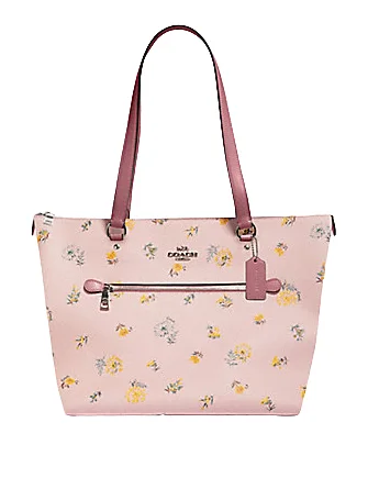 Luxury Bags For Professionals With Discounts Coach Gallery Tote With Dandelion Floral Print