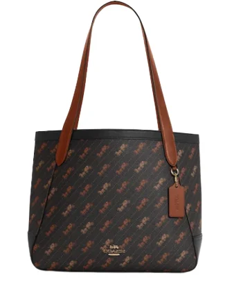 Limited-Time Offer On Trendy Bags Coach Horse And Carriage Tote With Horse And Carriage Dot Print