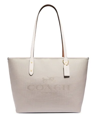 Luxury Bags For Working Professionals Coach Horse & Carriage Jacquard City Tote