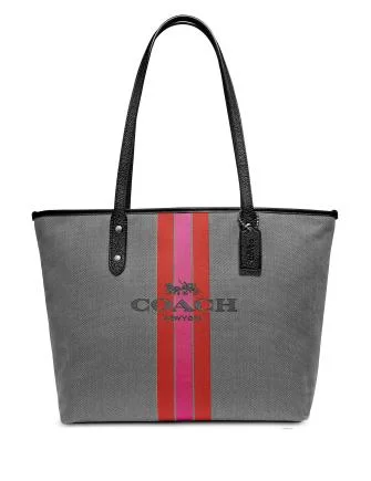 Eco-Friendly Bags With Discounts Coach Horse & Carriage Jacquard City Tote