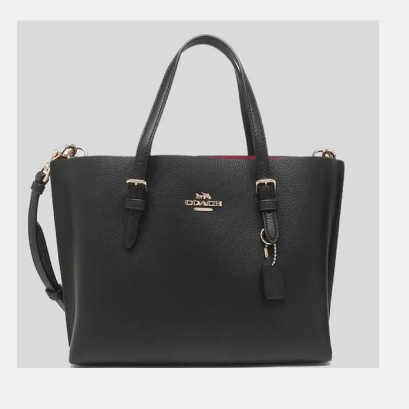 Designer-Inspired Bags At Budget-Friendly Prices Coach Mollie Tote 25 Black True Red