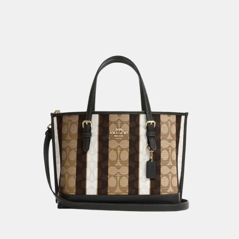 Luxury Bags Coach Mollie Tote In Signature Jacquard Small