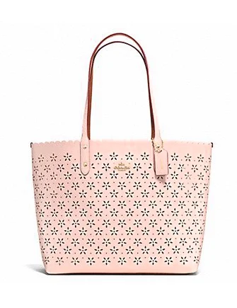 Affordable Bags Coach City Tote in Laser Cut Leather