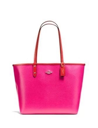Functional Bags For Busy Moms And Dads Coach Reversible City Tote With Travel Pouch