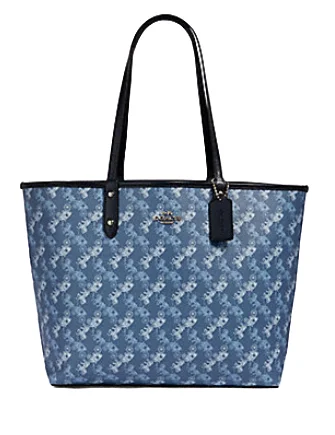 Bag Deals Coach Reversible City Tote With Horse and Carriage Print