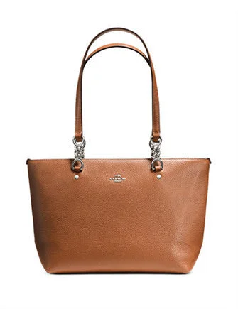 Bags For Personalized Gifts Coach Sophia Small Tote in Pebble Leather