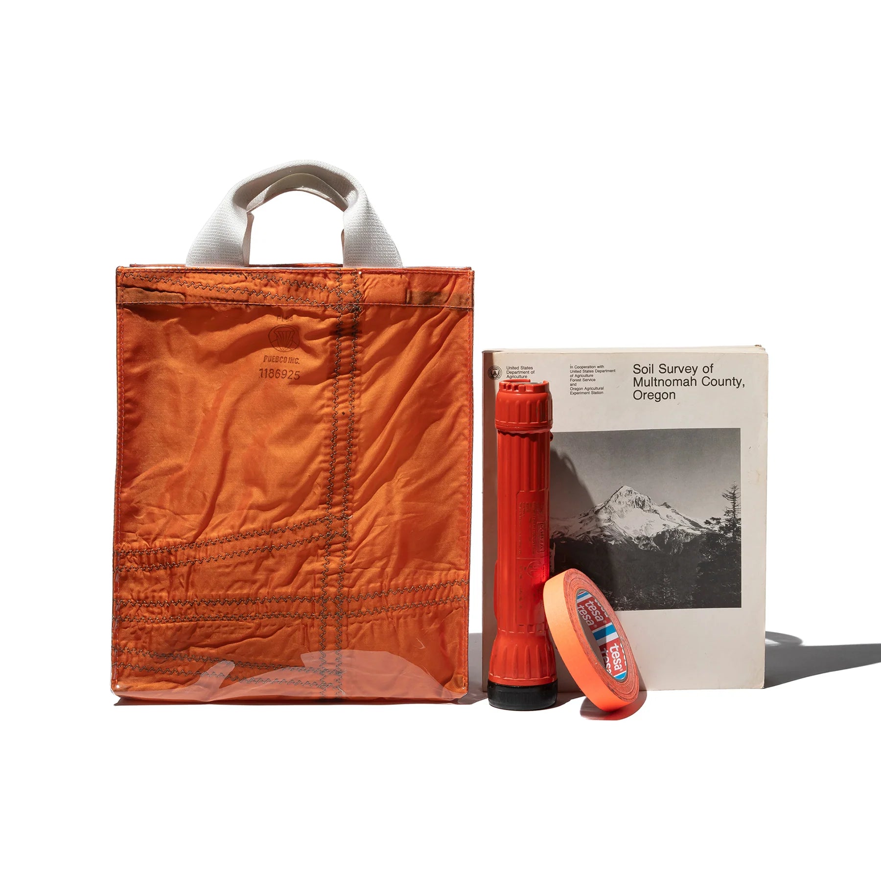 Inspired Bags For Affordable Luxury Covered Parachute Document Bag in Orange