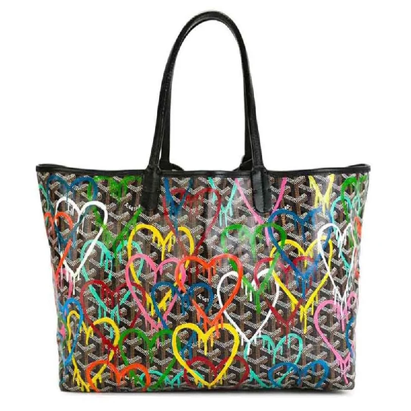 Inspired Bags For Timeless Elegance Customised "Hearts" Monogram St Louis Tote