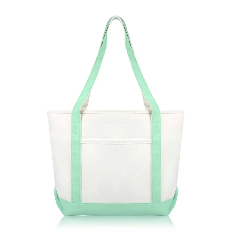 Tote Bag For Office Use Dalix  Daily Shoulder Tote Bag Premium Cotton Canvas