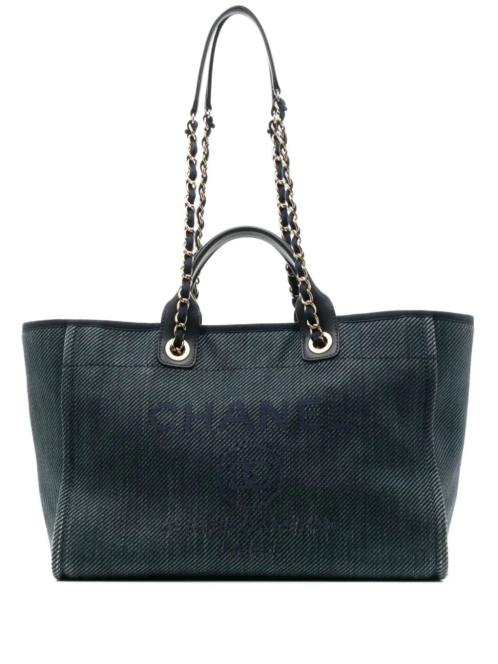 Seasonal Clearance Bags For Summer Deauville Tote Silver Hardware MM