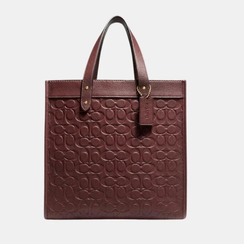 Limited-Time Offer On Trendy Bags COACH FIELD TOTE IN SIGNATURE LEATHER