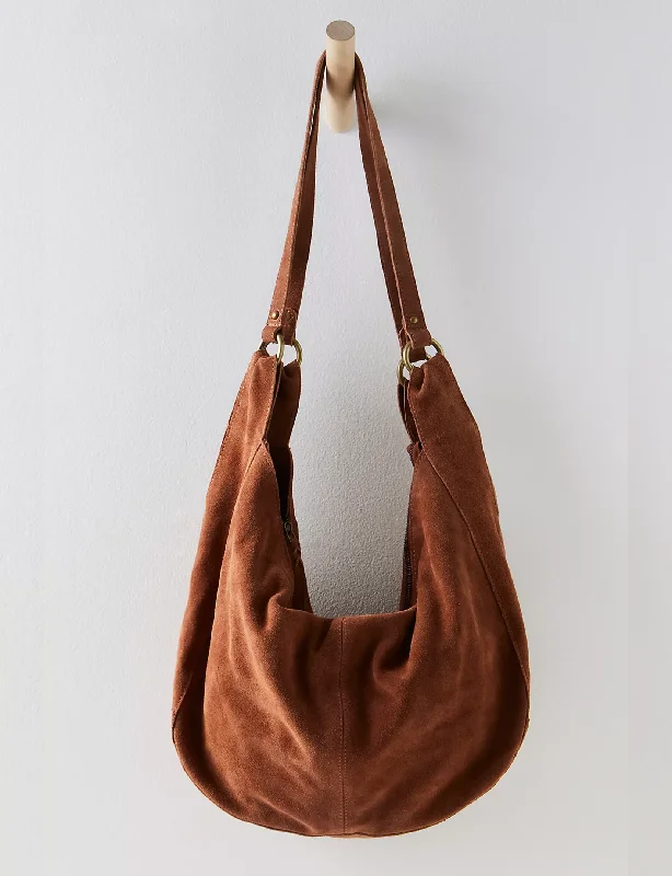 Bag Deals Roma Suede Tote, Rust