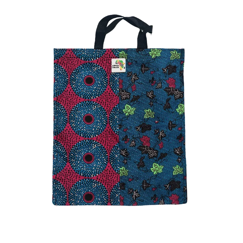 Vintage-Inspired Game Changer Blue Vines - Reusable Gift Bag/Produce Bag