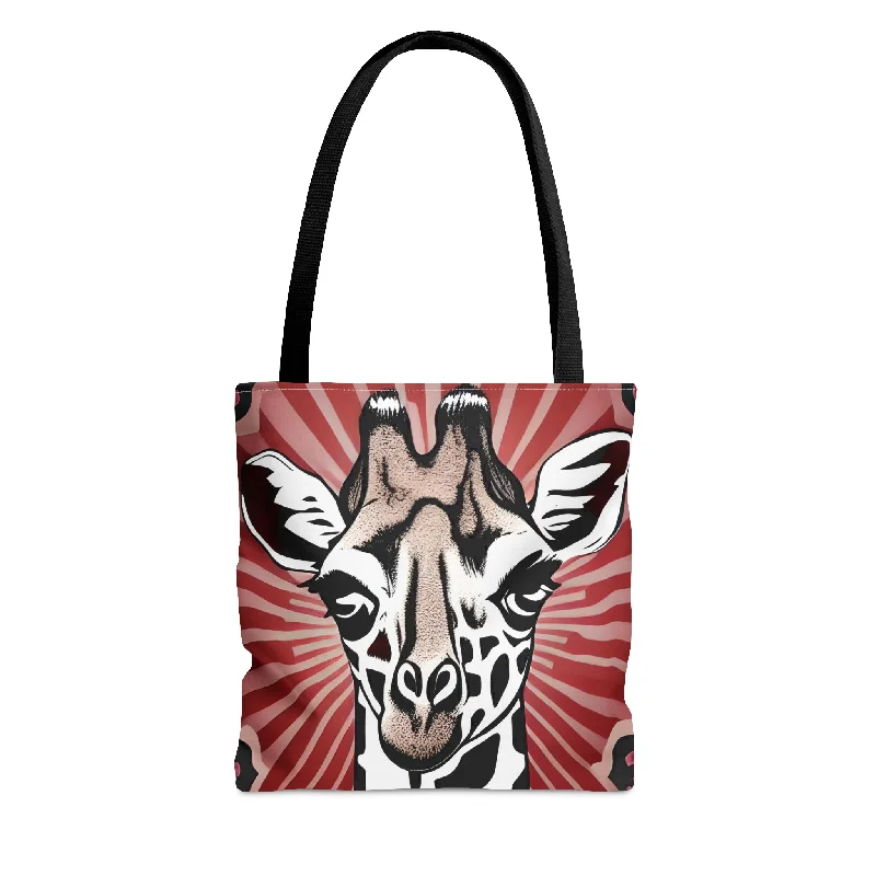 Trendy And Discounted Designer Handbags Giraffe Graffiti Tote