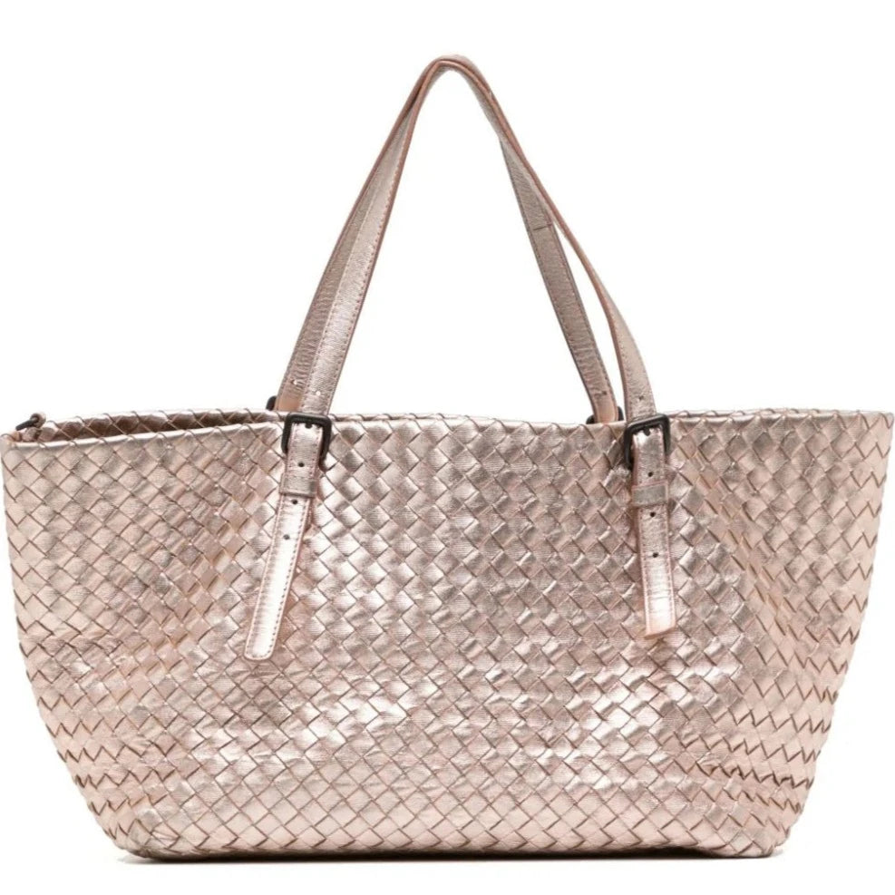 Chic Bags For Office Professionals And Urban Dwellers Gold Small Cabat Tote Bag