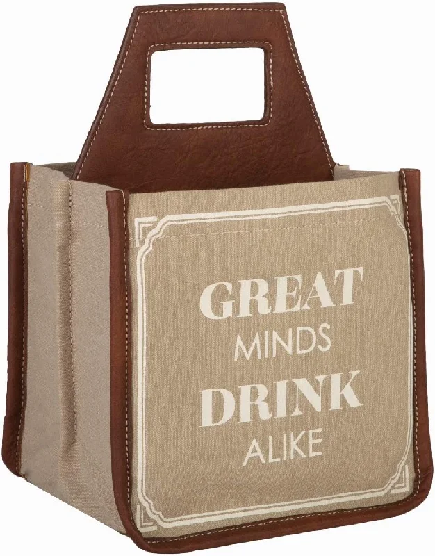 Bold Fashionistas Great Minds 6 Pack Canvas Tote