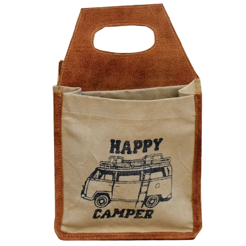 Inspired Bags For Modern Sophistication Happy Camper VW 6 Pack Canvas Tote