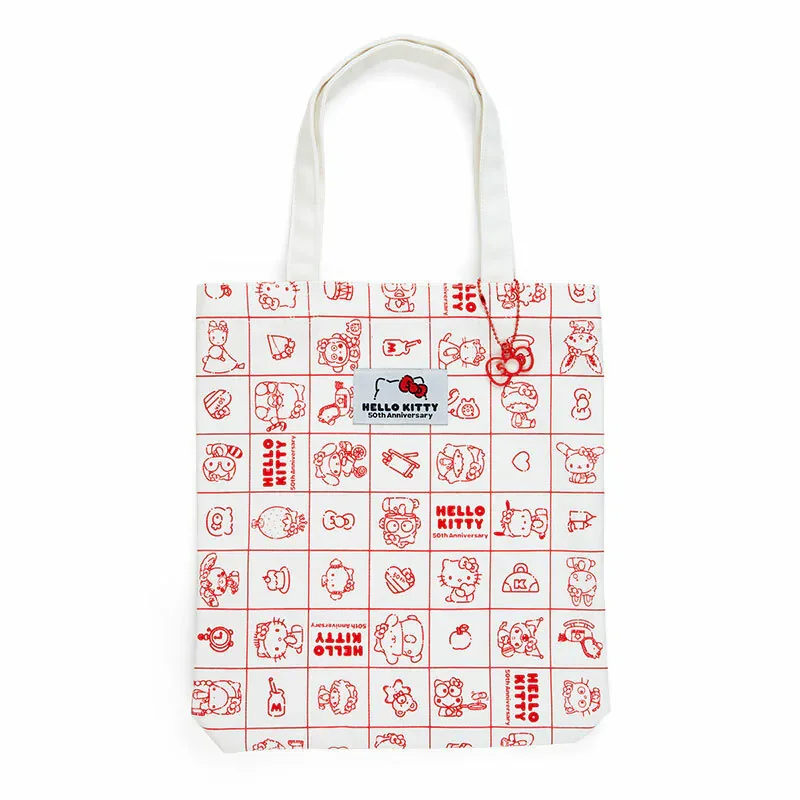 Uxury Designer Handbag Brands Hello Kitty 50th Hello Everyone! Tote Bag