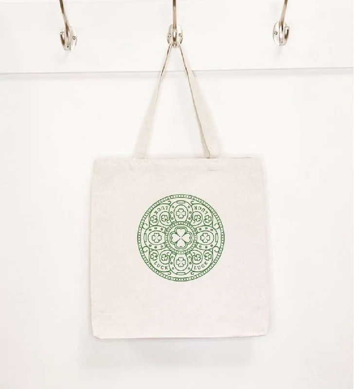 Luxury Bags For Working Professionals Irish Luck Circle - Canvas Tote Bag