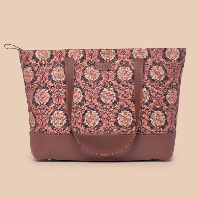 Luxury Bags Jodhpur Damask Shoulder Tote Bag