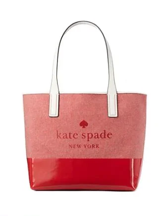 Bold And Flash-Sale Bags Kate Spade New York Ash Street Logo Triple Compartment Tote