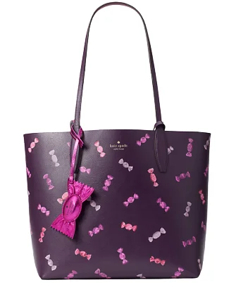 Seasonal Clearance Bags For Summer, Winter, Etc. Kate Spade New York Candy Shop Large Reversible Tote