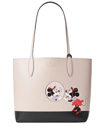 Luxury Bags With Premium Materials And Craftsmanship Kate Spade New York Disney X Minnie Mouse Large Revesible Tote