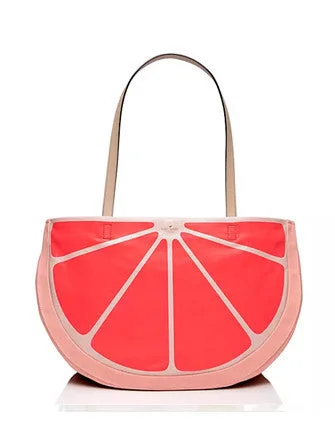 Anti-Theft And Budget-Friendly Bags Kate Spade New York Flights of Fancy Grapefruit Tote