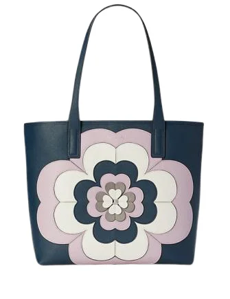 Luxury Bags On Sale Kate Spade New York Reiley Spade Flower Applique Large Tote