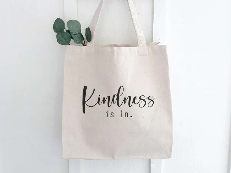 Bags With Limited-Time Deals Kindness Is In - Canvas Tote Bag