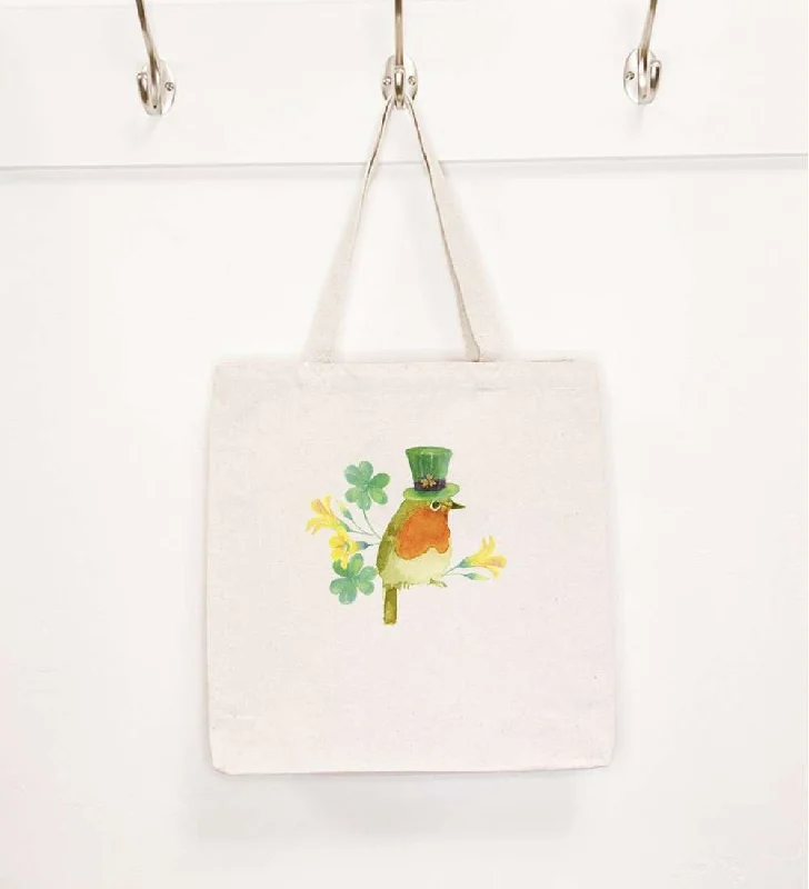 Bold And Flash-Sale Bags Leprechaun Bird - Canvas Tote Bag