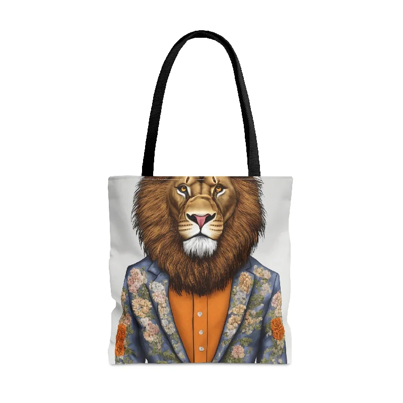 Vintage Bags For Retro And Classic Fashion Lovers Lion Wearing Gucci Tote