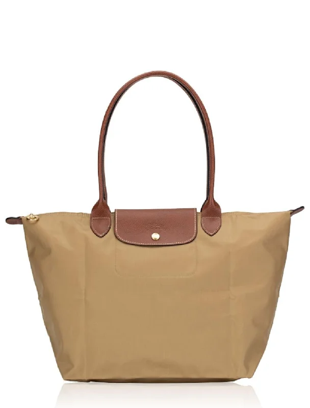 Bags For Minimalist And Functional Design Longchamp Le Pliage Club Large Shoulder Bag DESERT