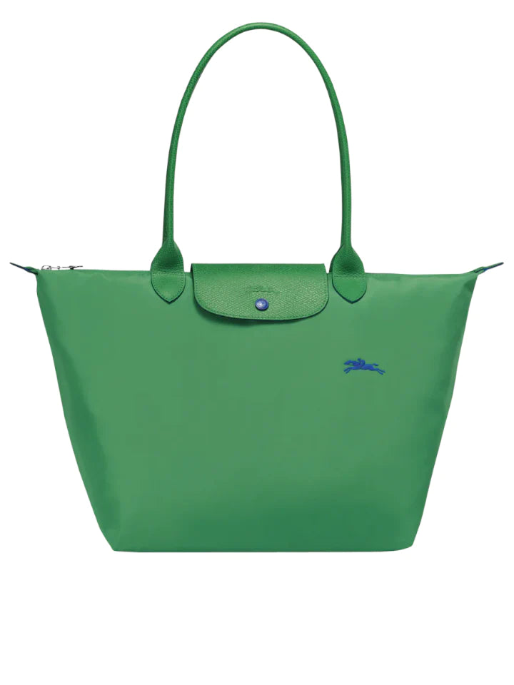 Vintage Bags For Retro And Classic Fashion Lovers Longchamp Le Pliage Green Tote Bag Cactus- Recycled Canvas