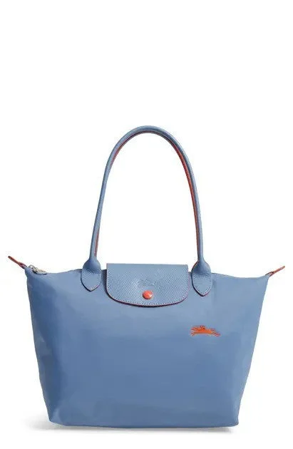 Luxury Seekers Longchamp Le Pliage Green Tote Bag Ocean