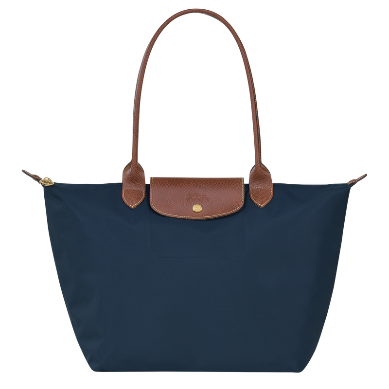 Bags For Sporty And Athletic Styles Longchamp Le Pliage Tote Bag Navy – Recycled Canvas