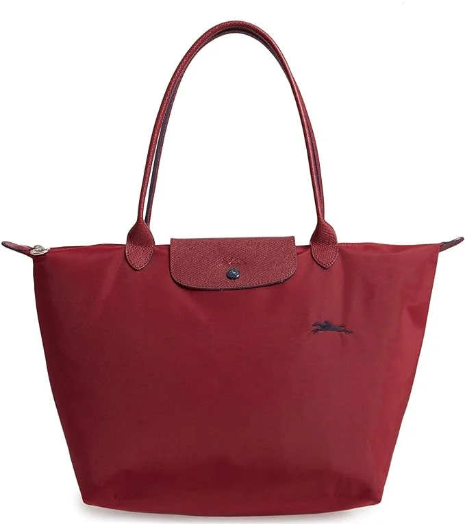 Trendy Bags Longchamp Le Pliage Tote Burgundy Nylon