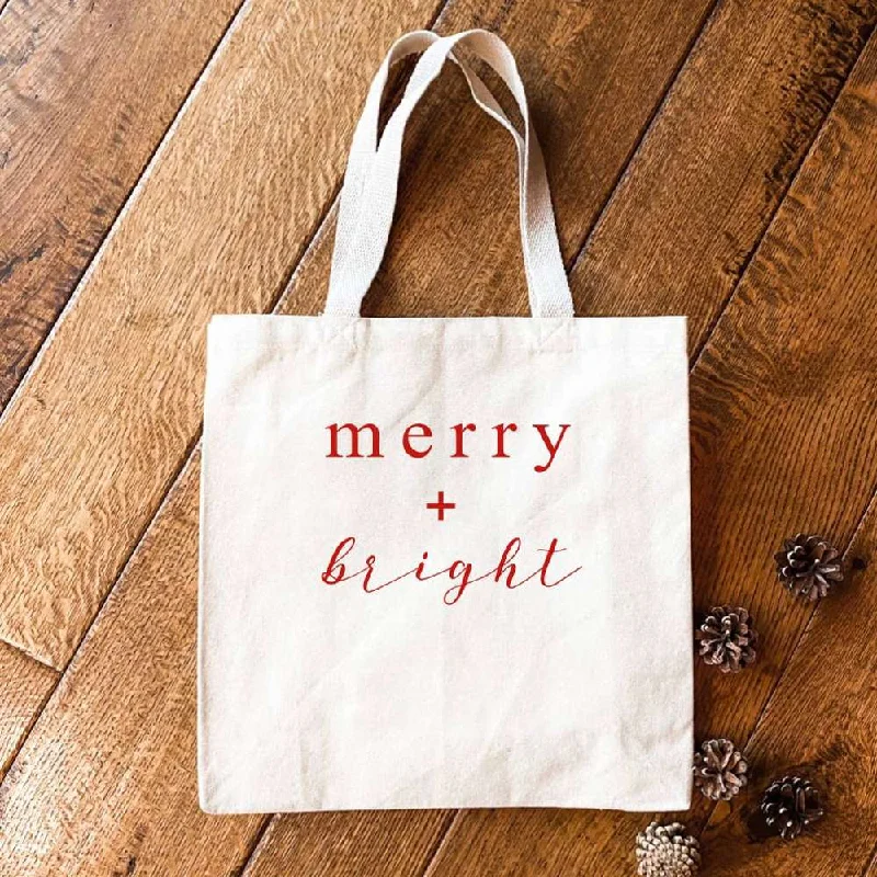 Romantic Valentine's Day Bags With Promotions Merry + Bright Script - Christmas Tote Bag