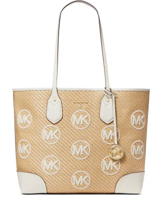 Active Lifestyles Michael Michael Kors Eva Large Woven Logo Tote