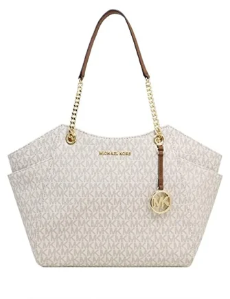 Flash Sale On Premium Bags Michael Michael Kors Jet Set Travel Large Chain Signature Tote