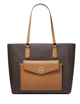 Professional Bags With Office Discounts Michael Michael Kors Joey Large Signature Pocket Tote