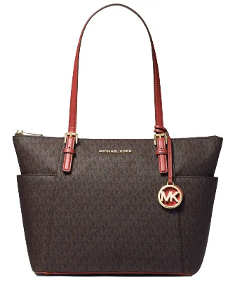 Modern And Limited-Time Offer Bags Michael Michael Kors Signature Jet Set East West Top Zip Tote