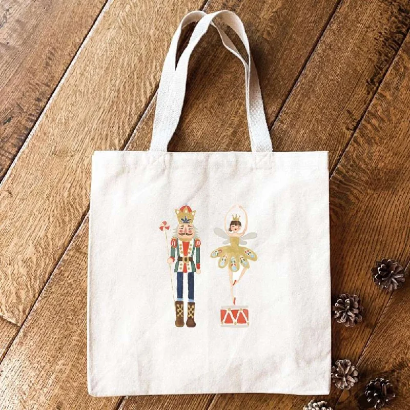 Senior Travelers Nutcracker King with Snow Queen - Canvas Tote Bag