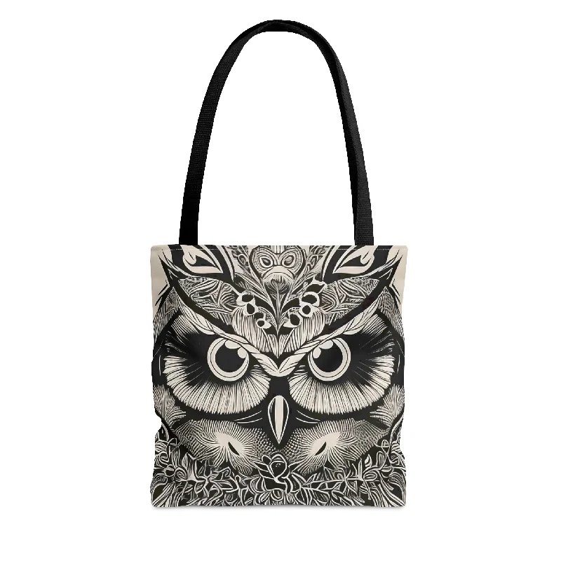 Eco-Friendly And Discounted Bags Owl Ink Art Tote