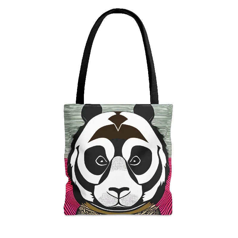 Senior Travelers Panda Street Art Tote