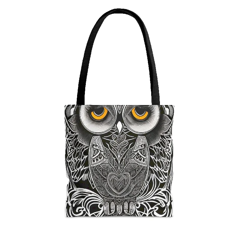 Lightweight And Functional Bags For Travel And Work Perched Owl Tote