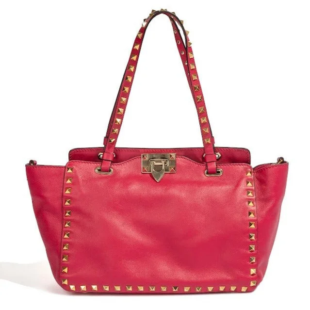 Durable And Cheap Bags Pink Rockstud Tote Bag