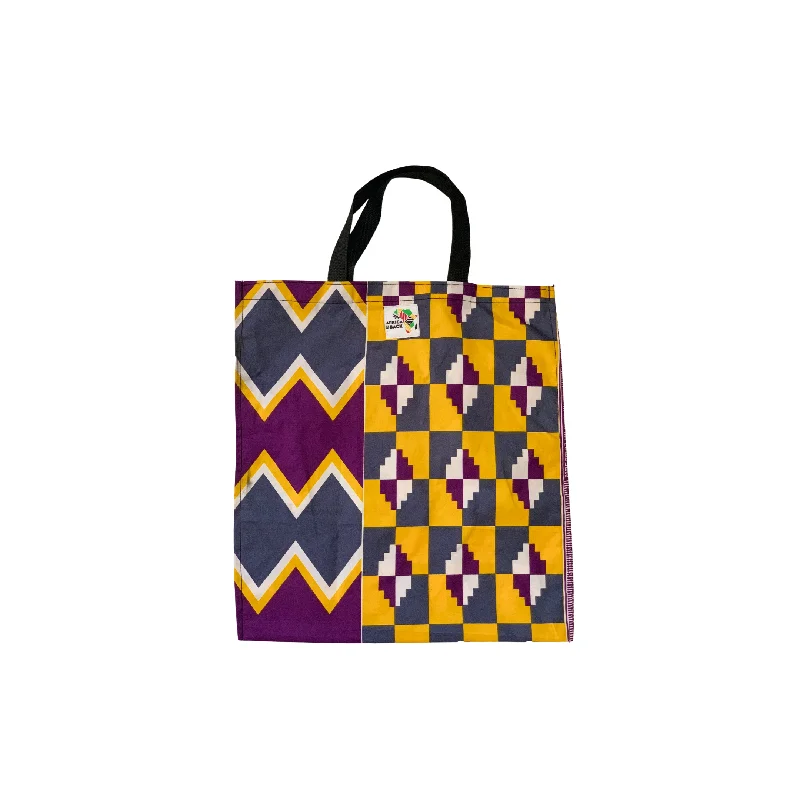 Vibrant Bags With Discounts Radiant Purple and Gold - Reusable Gift Bag/Produce Bag