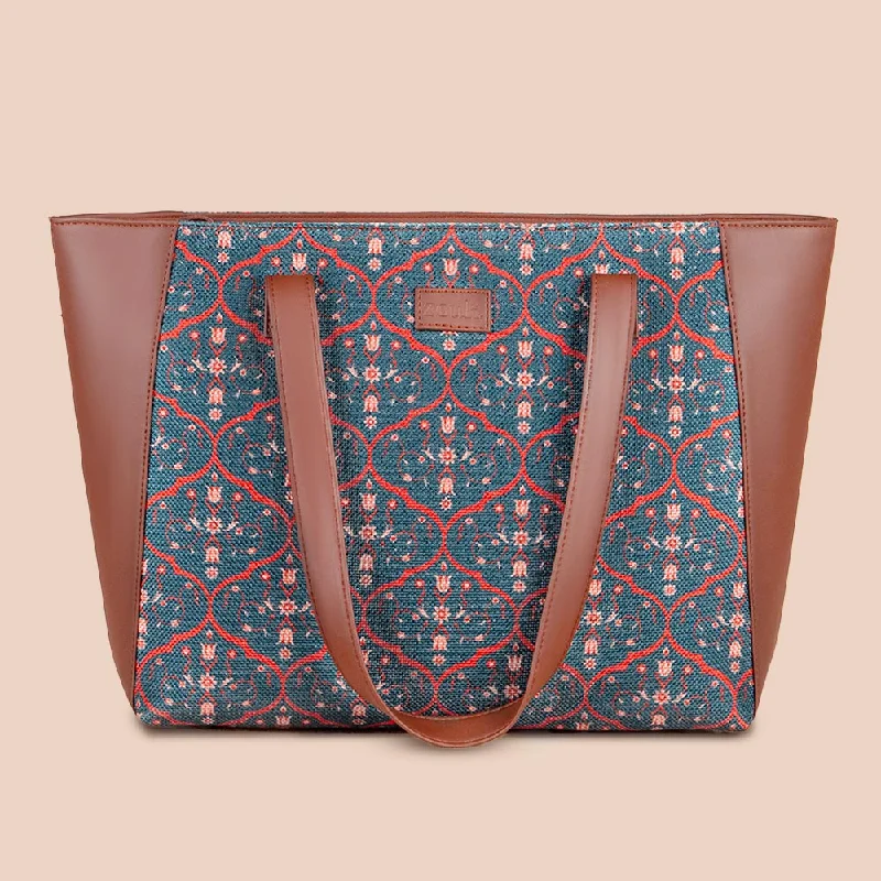 Stylish Bags For Fashion Bloggers With Promotions Sheesh Mahal Jaali Motif Side Tote Bag