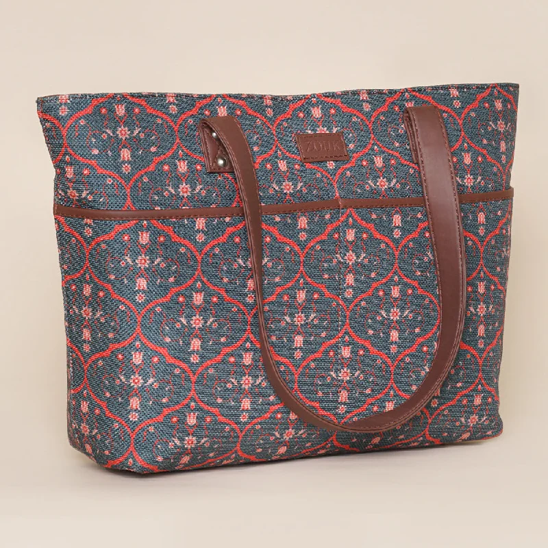 Affordable Bags For Budget Shoppers Sheesh Mahal Jaali Motif Tote Bag